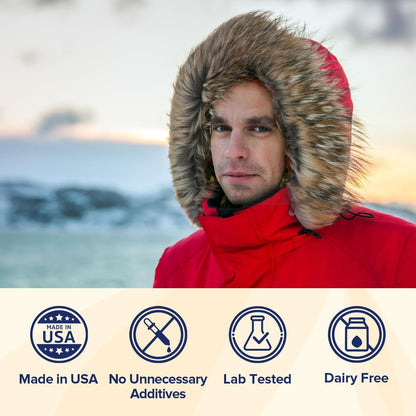 NatureMyst non GMO gluten free krill oil supplement facts and label