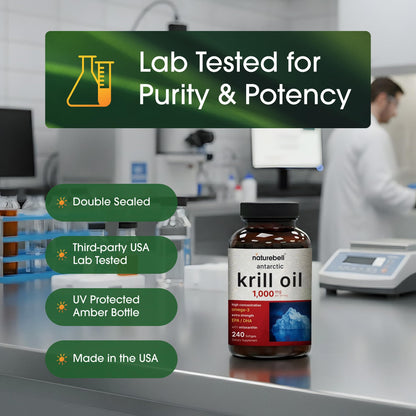 NatureBell imported omega 3 softgels with high EPA and DHA concentration levels