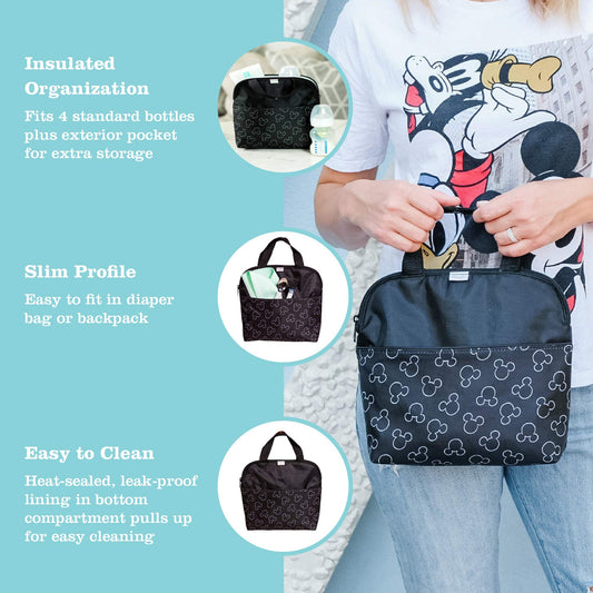 J.L. Childress Disney Baby Maxicool cooler bag with Mickey Mouse pattern