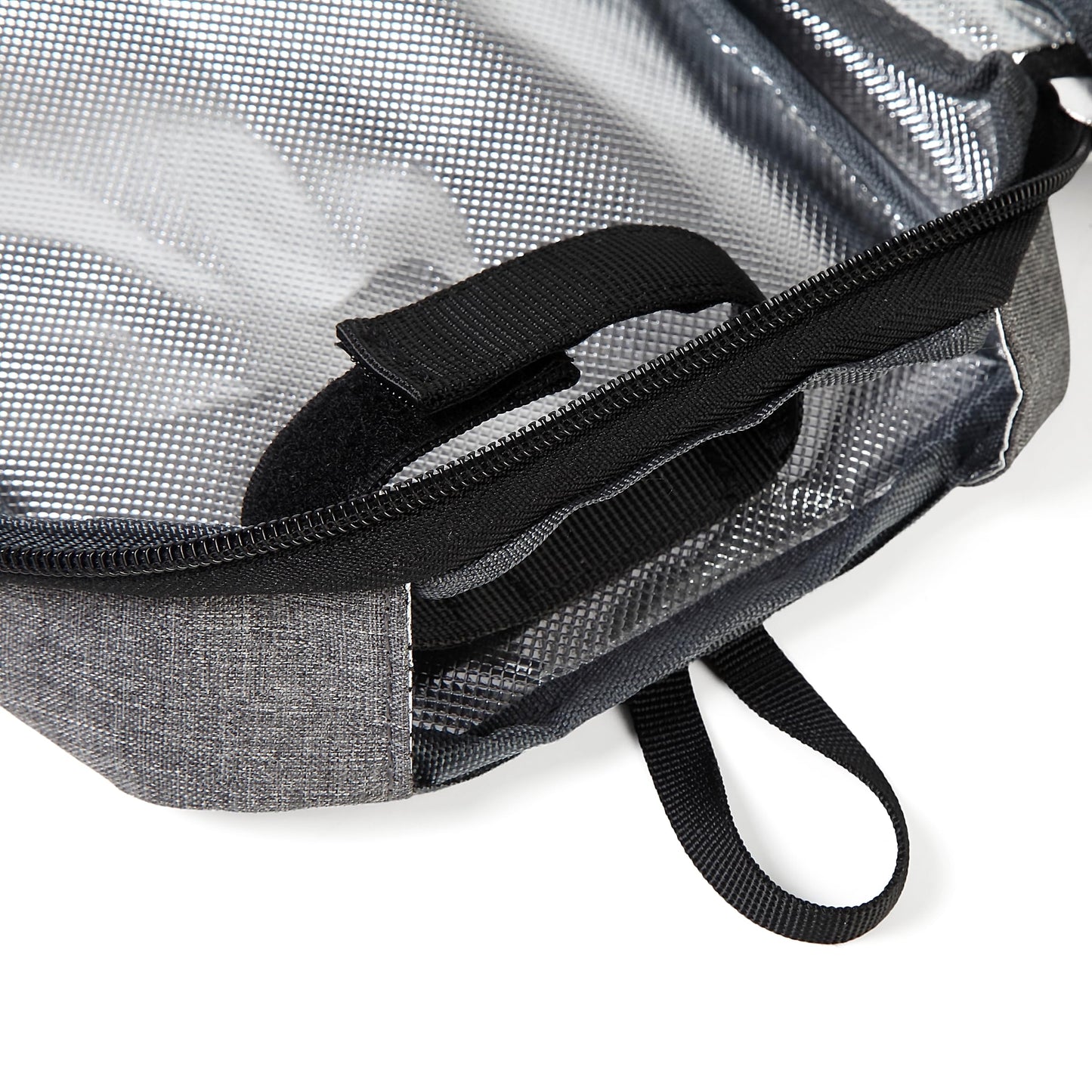 Meesyn insulated feeding bag cover showing waterproof fabric texture