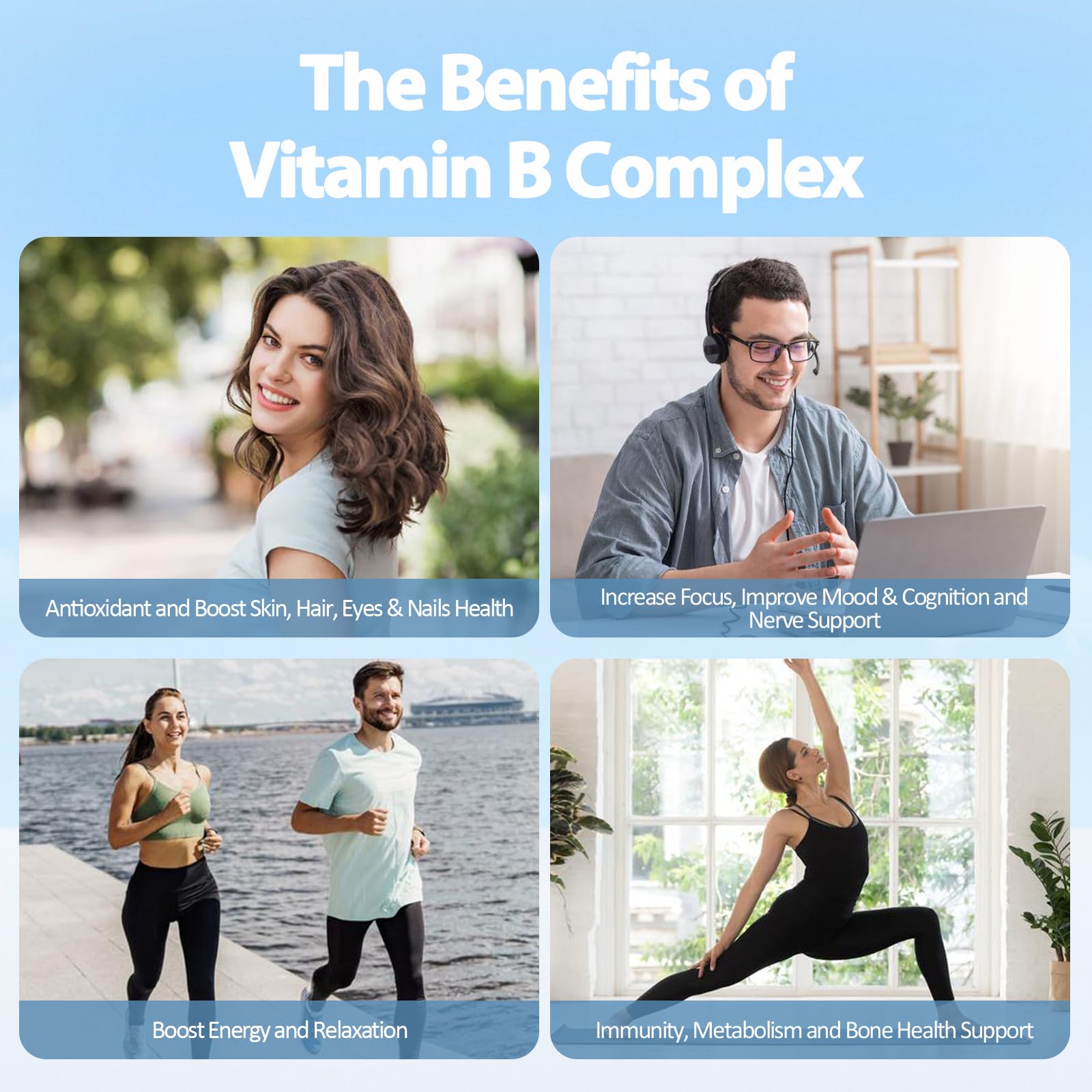 Totaria 13 In 1 Vitamin B Complex Plus container highlighting nerve function and cellular energy support features