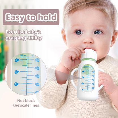 Joxodak food grade silicone bottle holder with travel caps