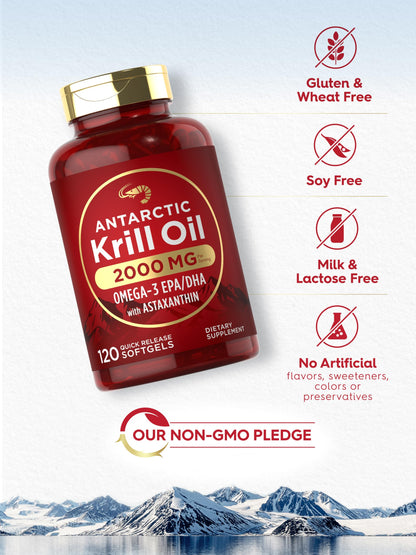 Carlyle maritime dietary supplement packaging showing non GMO and gluten free seals