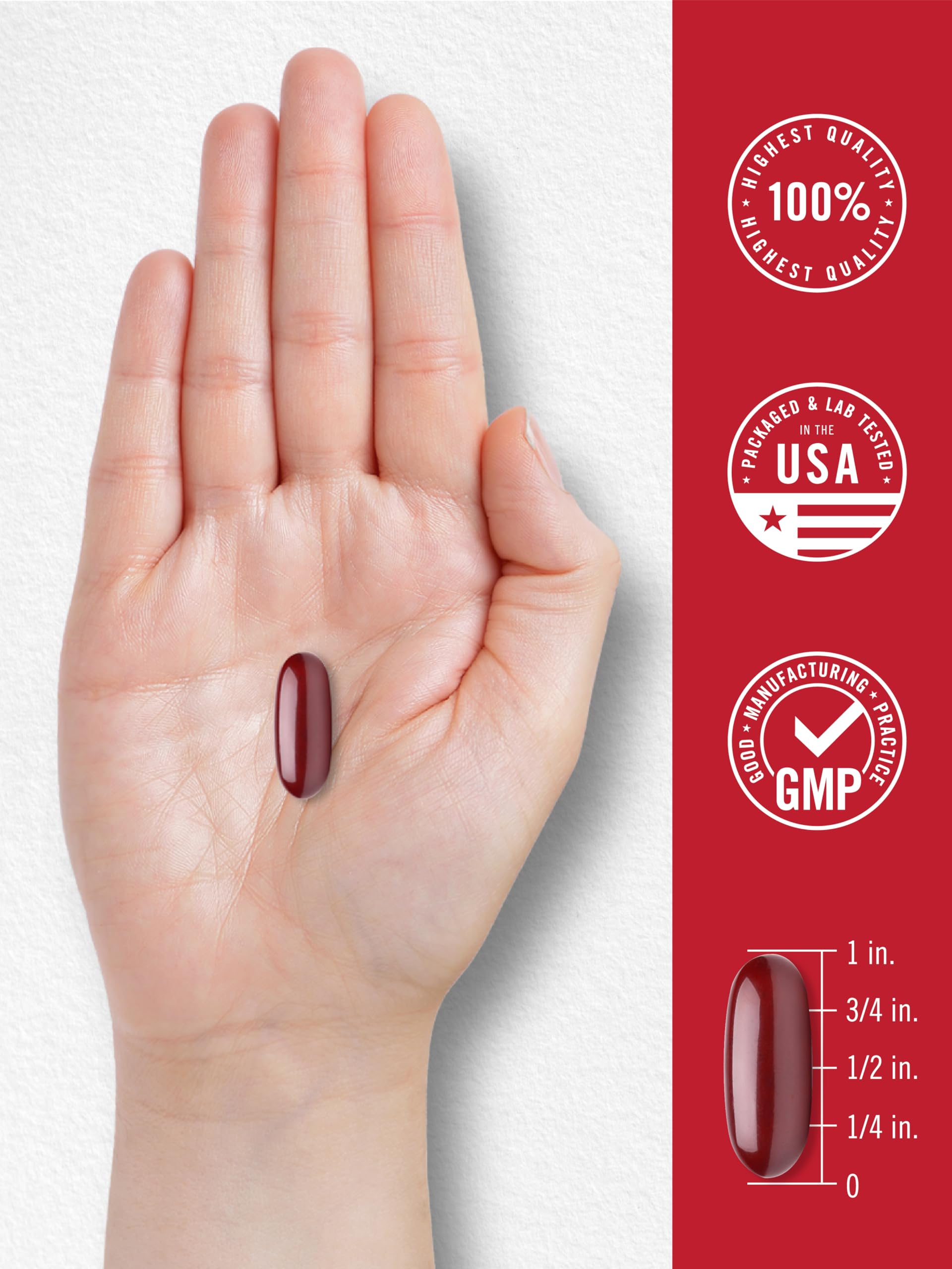 Imported Carlyle krill oil bottle showing laboratory tested premium formulation details