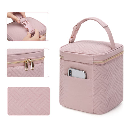 Fasrom cooler bag with contoured ice pack and baby bottles