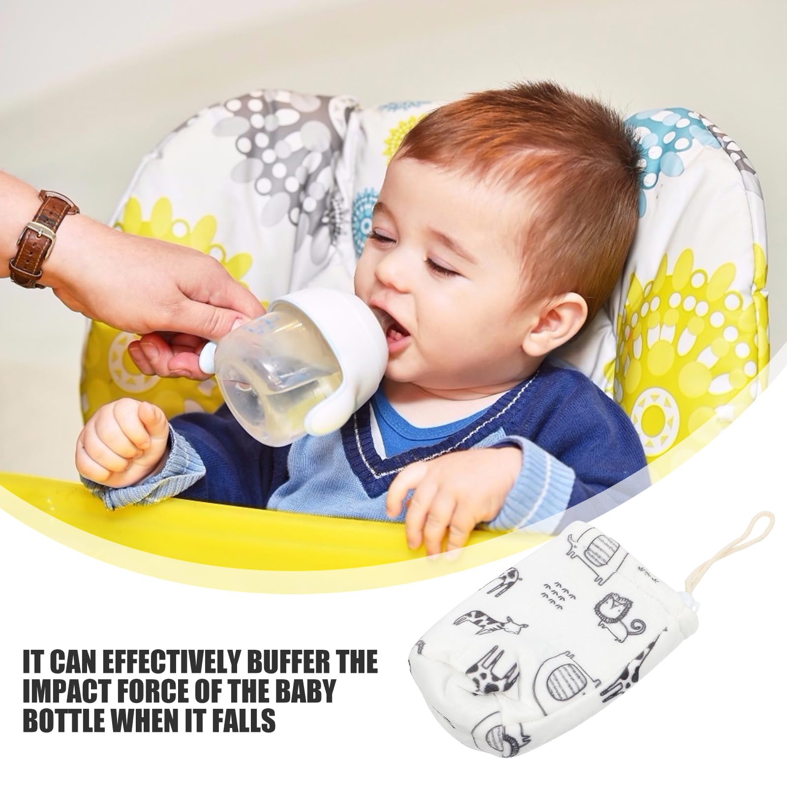 Compact baby bottle sleeve for travel and outdoor use