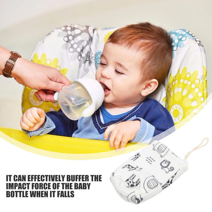 Compact baby bottle sleeve for travel and outdoor use