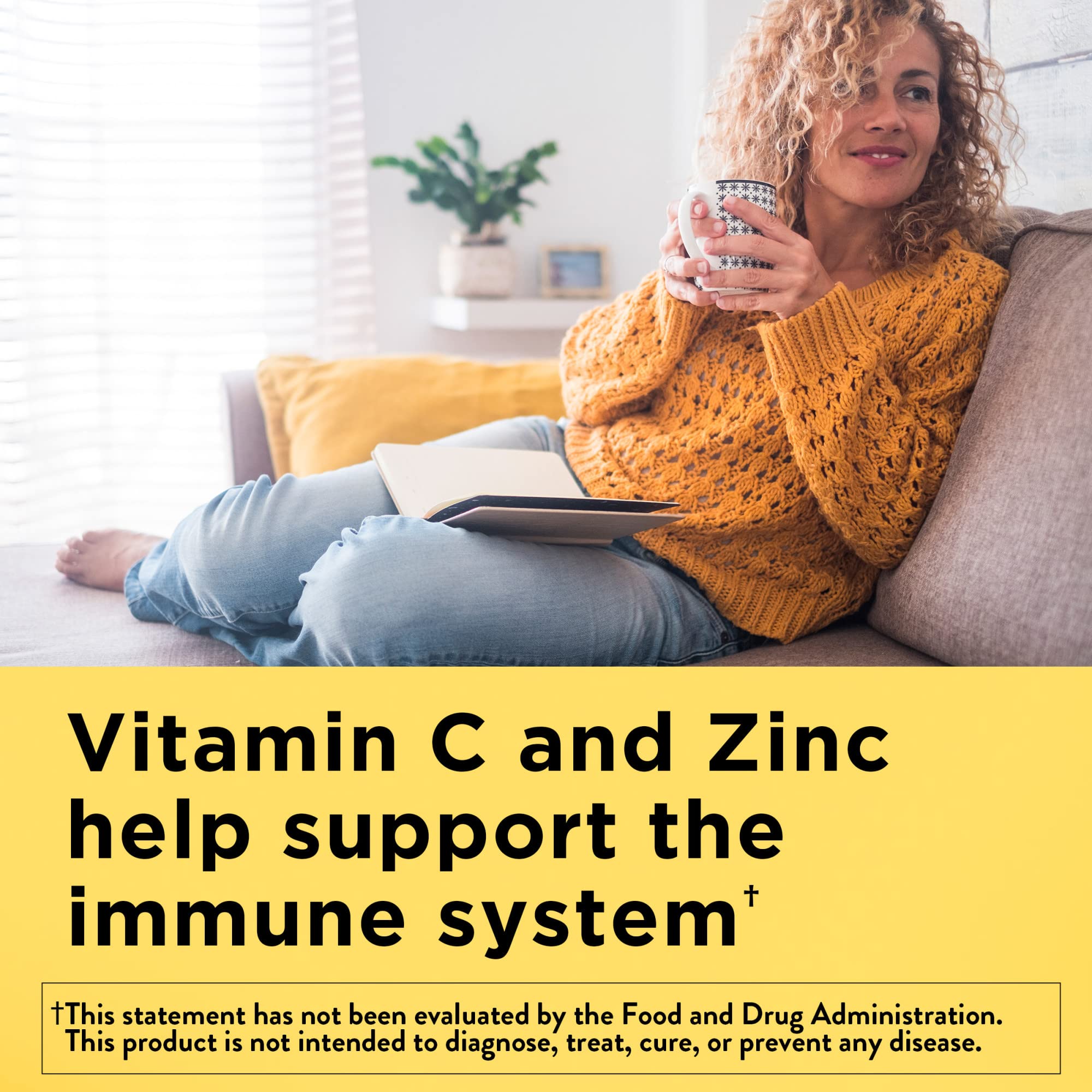 Nature Made B complex with vitamin C and zinc 75 tablets dietary supplement labels
