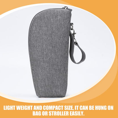 Two portable milk bottle thermal bags for daycare