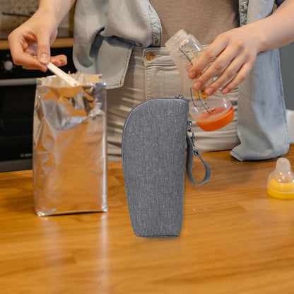 Close up of durable Oxford cloth bottle bag material