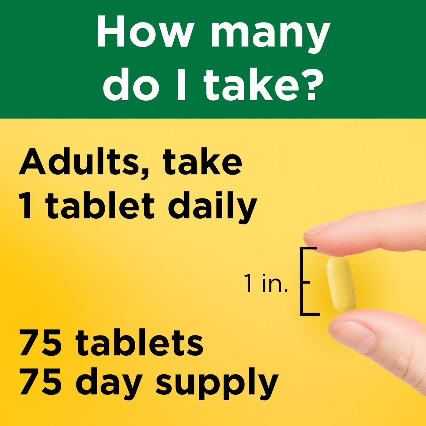Nature Made antioxidant and cellular energy support tablets ingredient list view