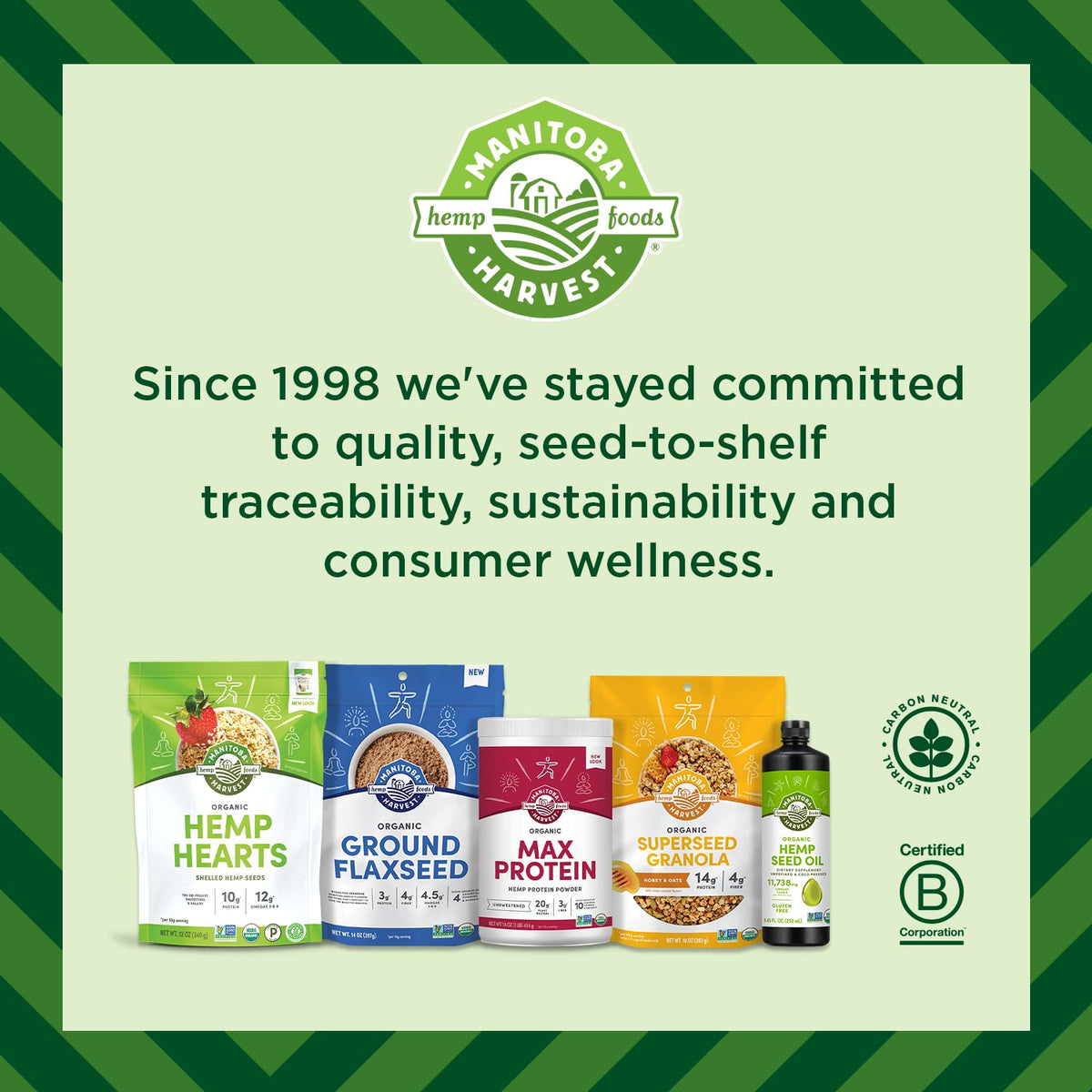 Manitoba Harvest hemp seed oil packaging details