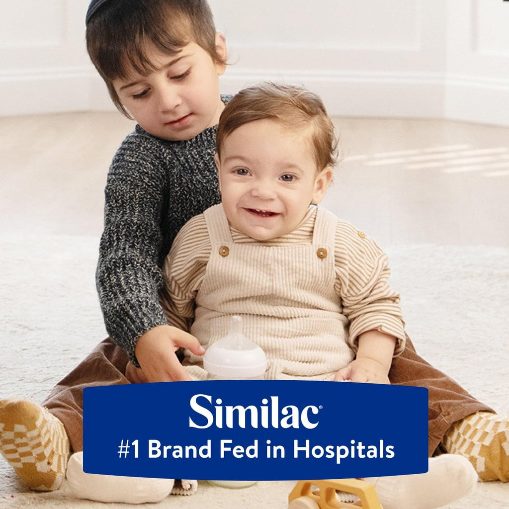 Similac Kosher Lamehadrin formula bottles for infant brain and eye development
