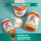 Authentic NOW Sports whey protein isolate bottle with safety seal visible