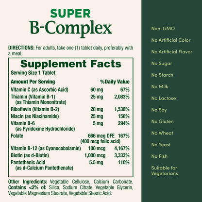 Nature's Bounty cellular energy support supplement bottle highlighting metabolism and immune health advantages