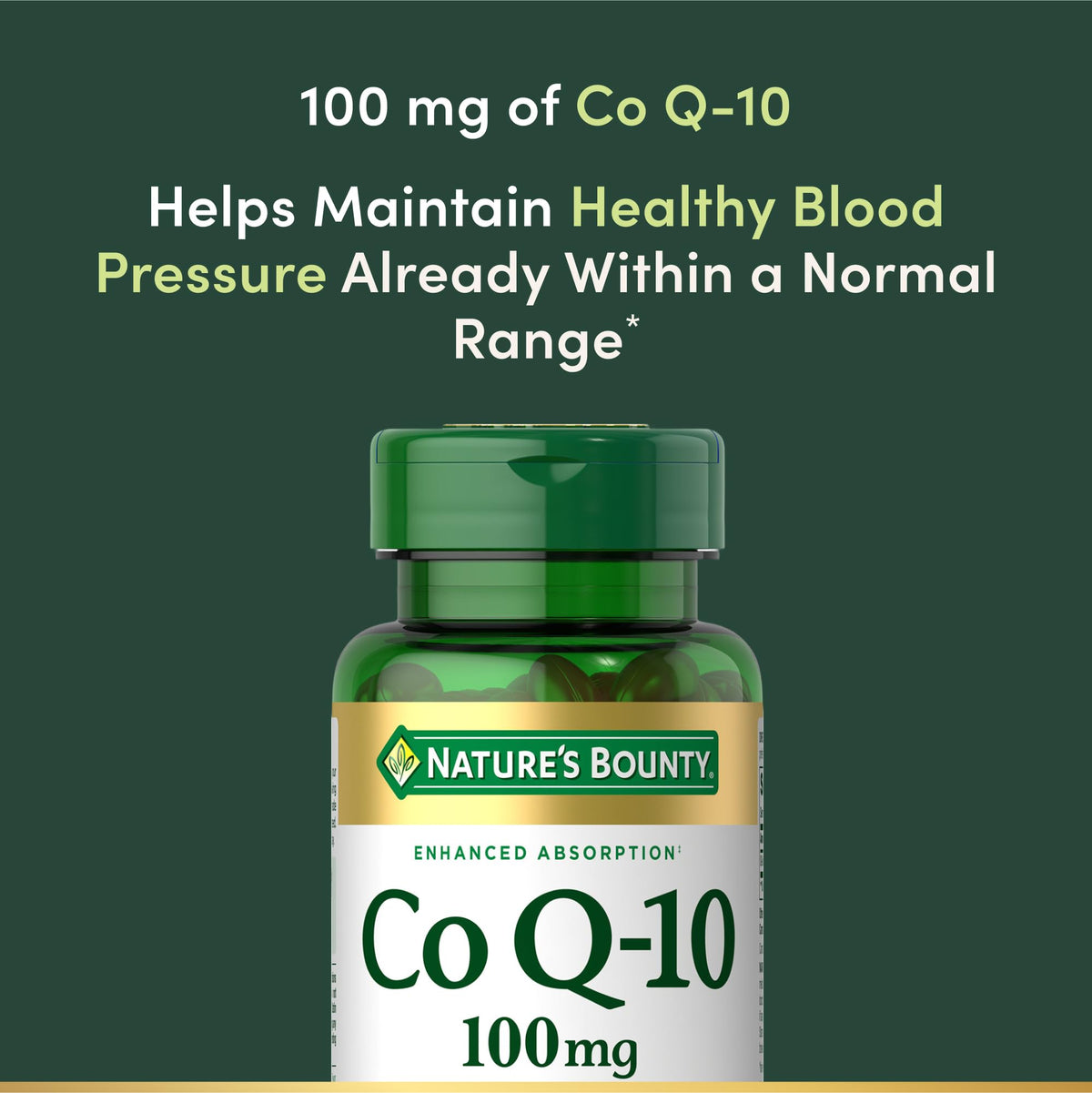Nature's Bounty rapid release softgels capsule close up view