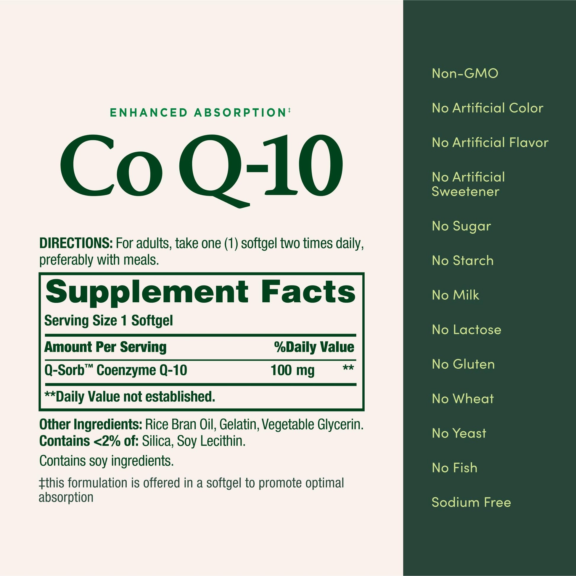 Nature's Bounty cardiovascular health supplement softgels close up view