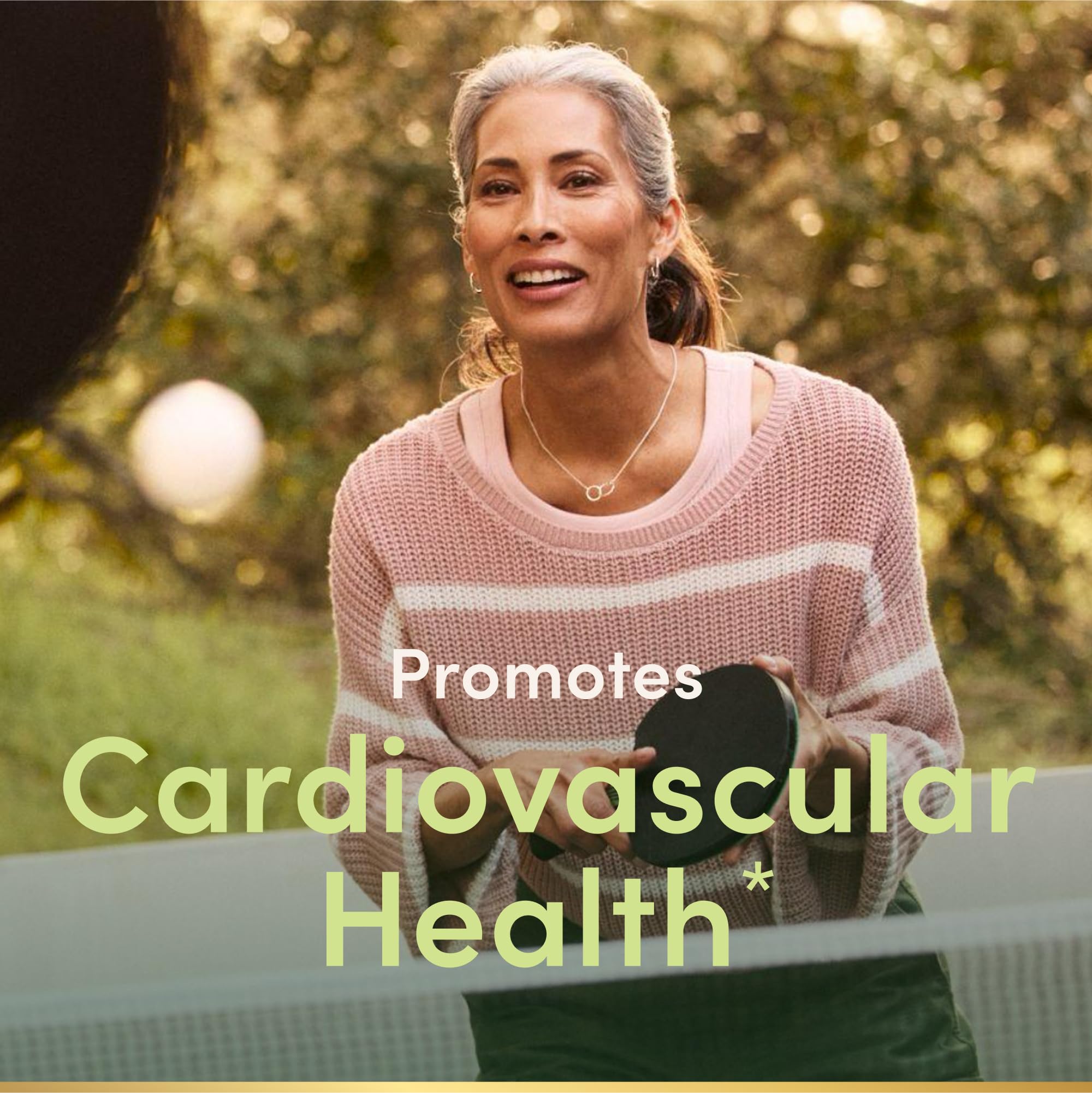 Nature's Bounty CoQ10 One Hundred And Sixty Count supplement bottles highlighting heart health benefits
