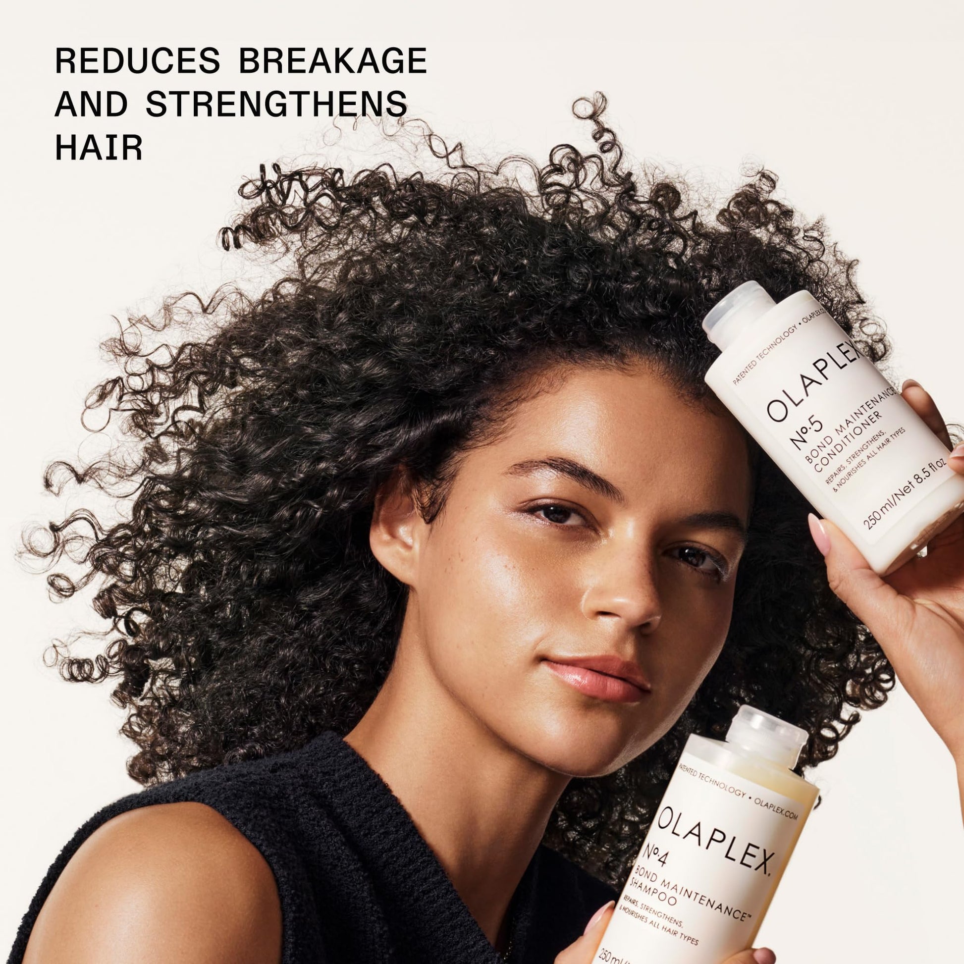Olaplex Number 4 sulfate free shampoo bottle on a clean white background