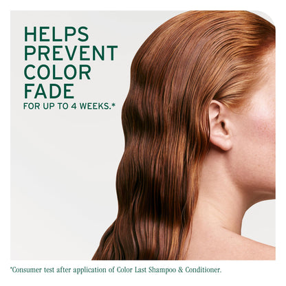 Authentic Biolage color protecting shampoo close up image showing fluid ounce volume and brand typography