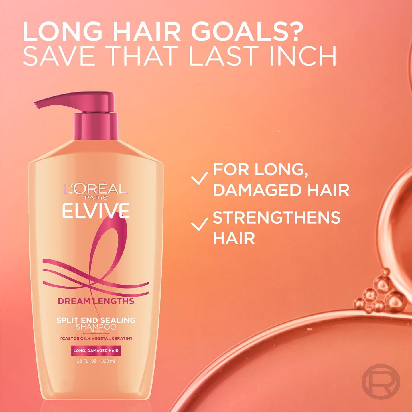 Imported USA version of L'Oreal Elvive Dream Lengths kit for split end sealing