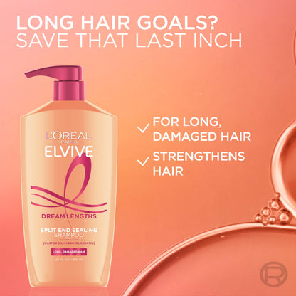 Imported USA version of L'Oreal Elvive Dream Lengths kit for split end sealing