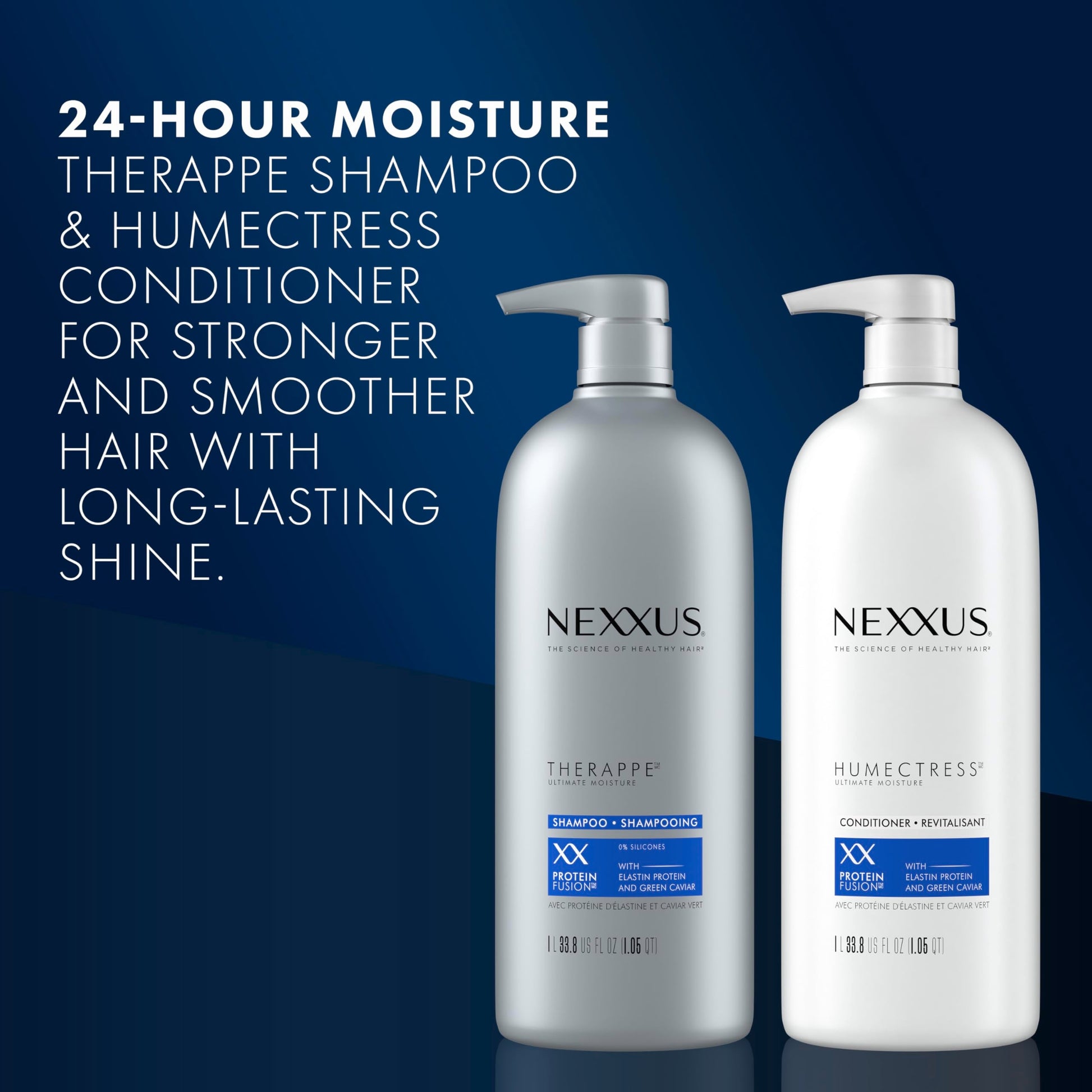 Nexxus caviar complex and elastin protein professional hair treatment duo