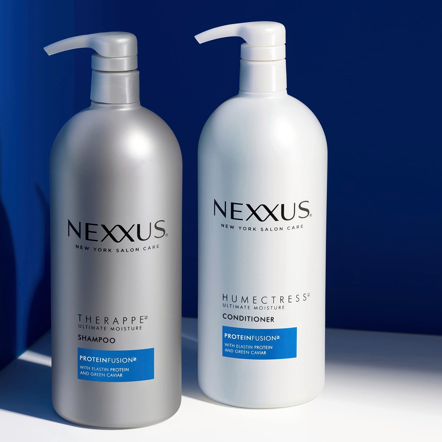 Nexxus imported USA beauty moisturizing hair product pack back label details