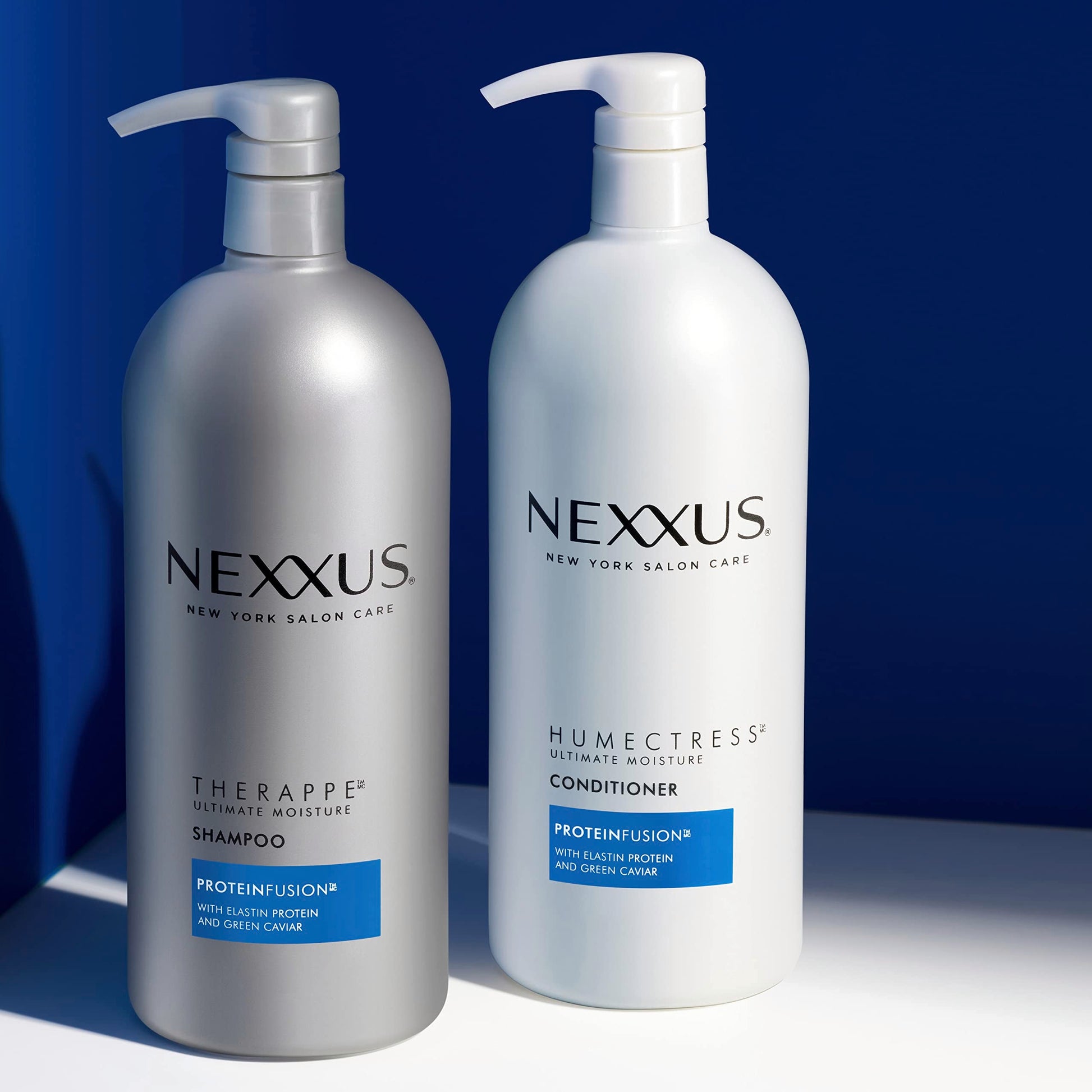Nexxus imported USA beauty moisturizing hair product pack back label details