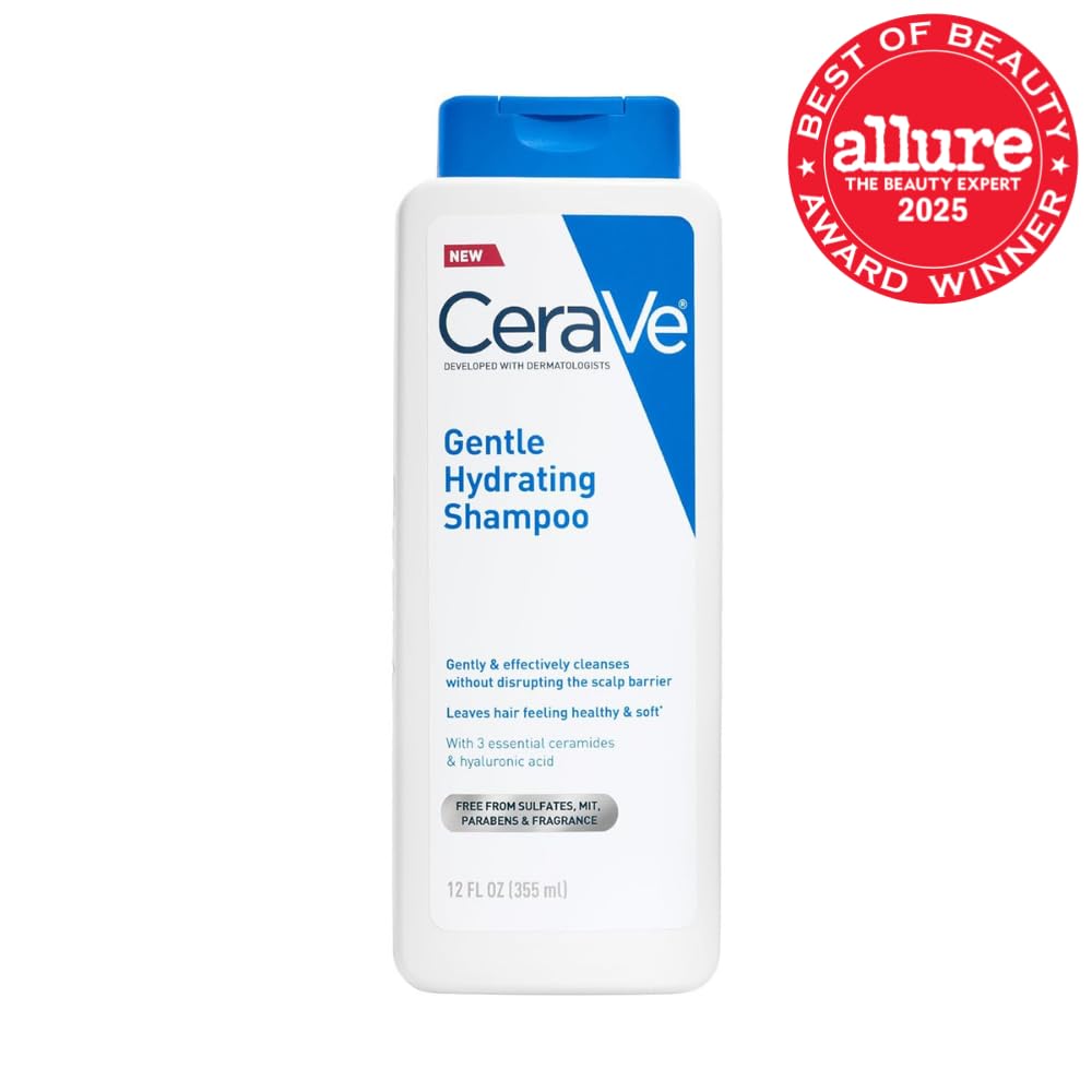 CeraVe Gentle Hydrating Shampoo back label ingredient details