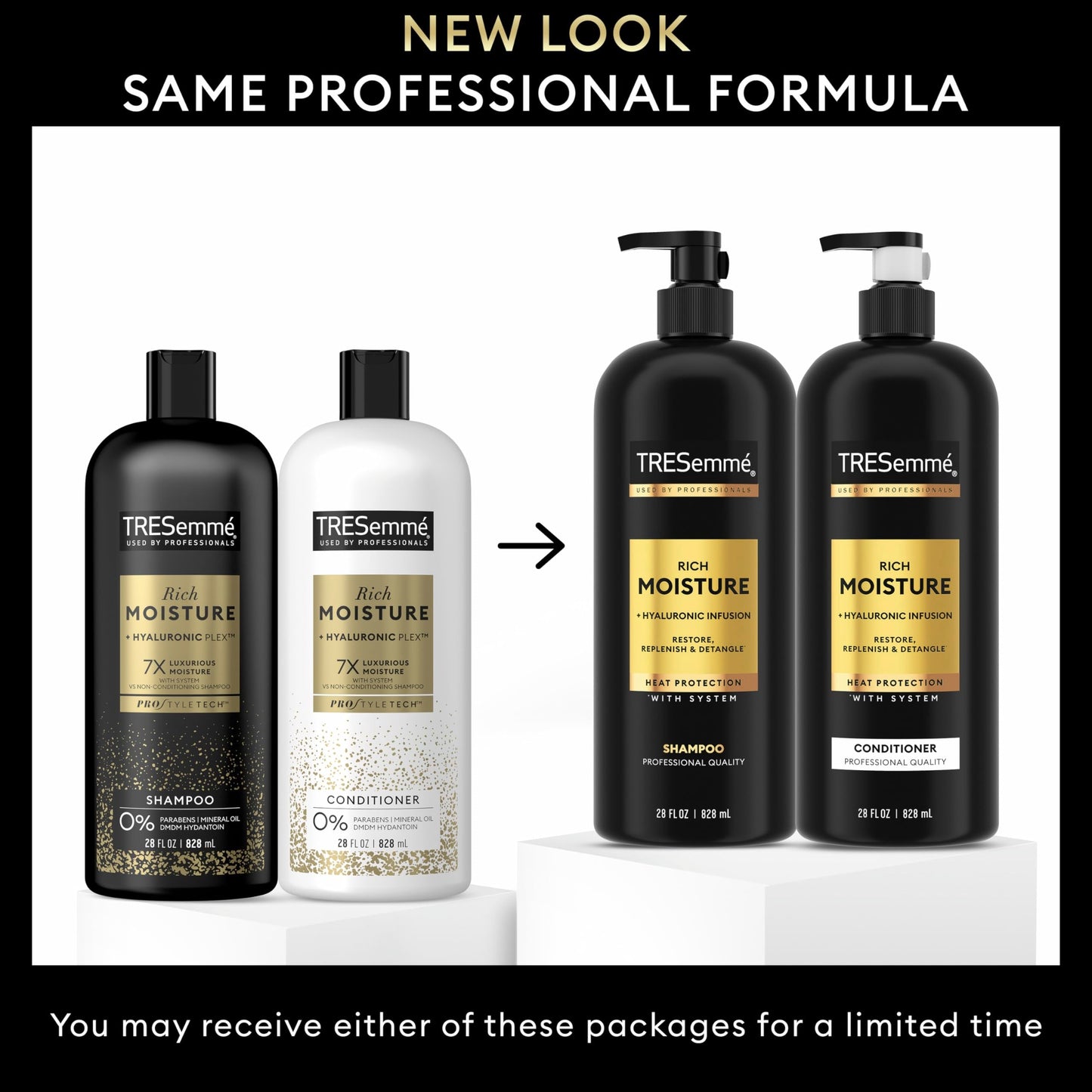 TRESemmé Rich Moisture conditioner bottle isolated