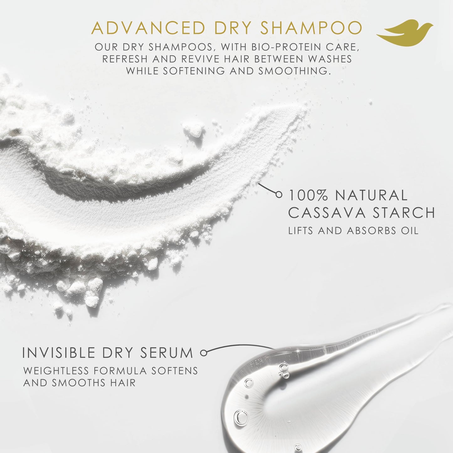 Dove care between washes dry shampoo root lifting spray