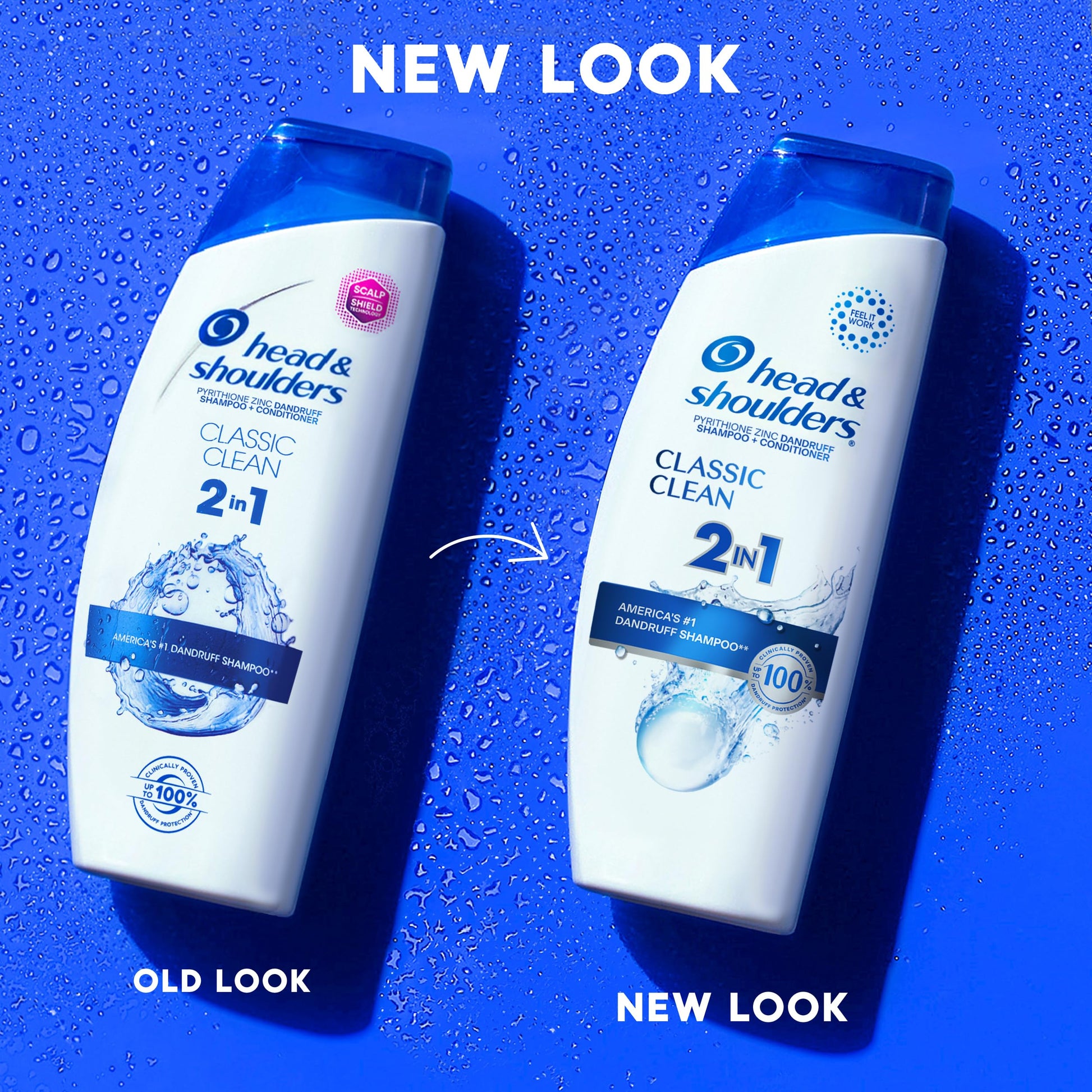 Head And Shoulders Classic Clean anti dandruff shampoo label details