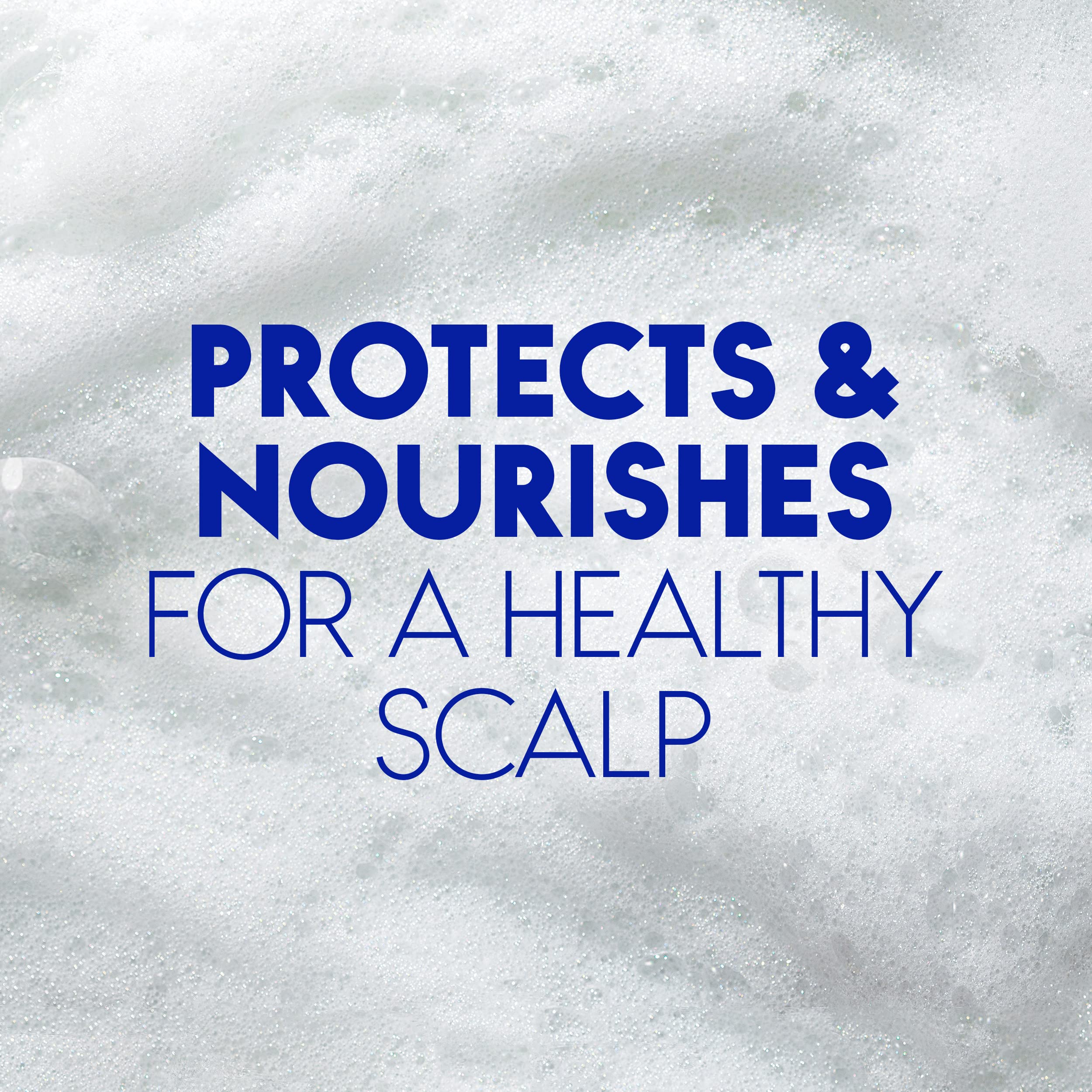 Top cap view of Head And Shoulders imported shampoo bottle
