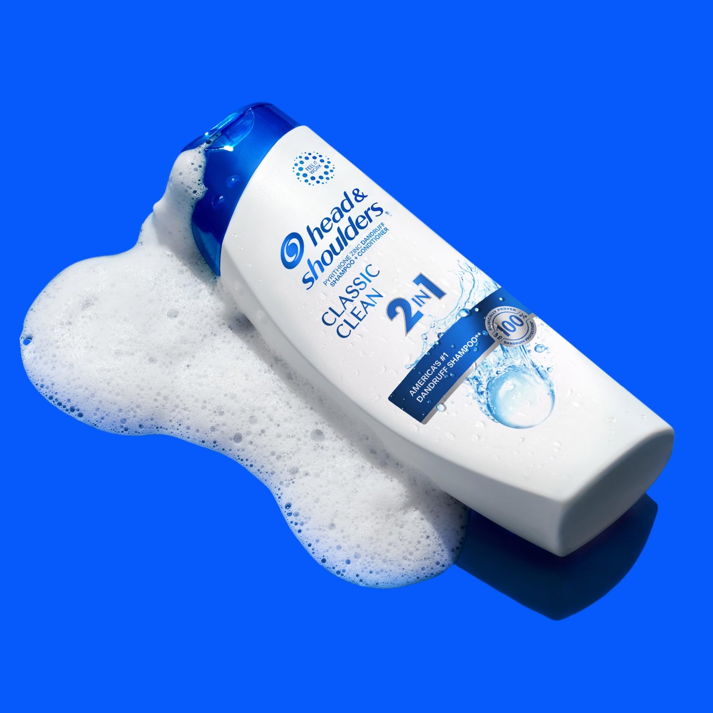 Back of bottle with ingredients for Head And Shoulders anti dandruff shampoo