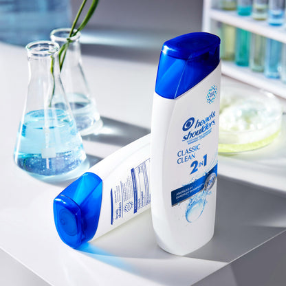 USA imported Head And Shoulders 2 in 1 shampoo studio shot
