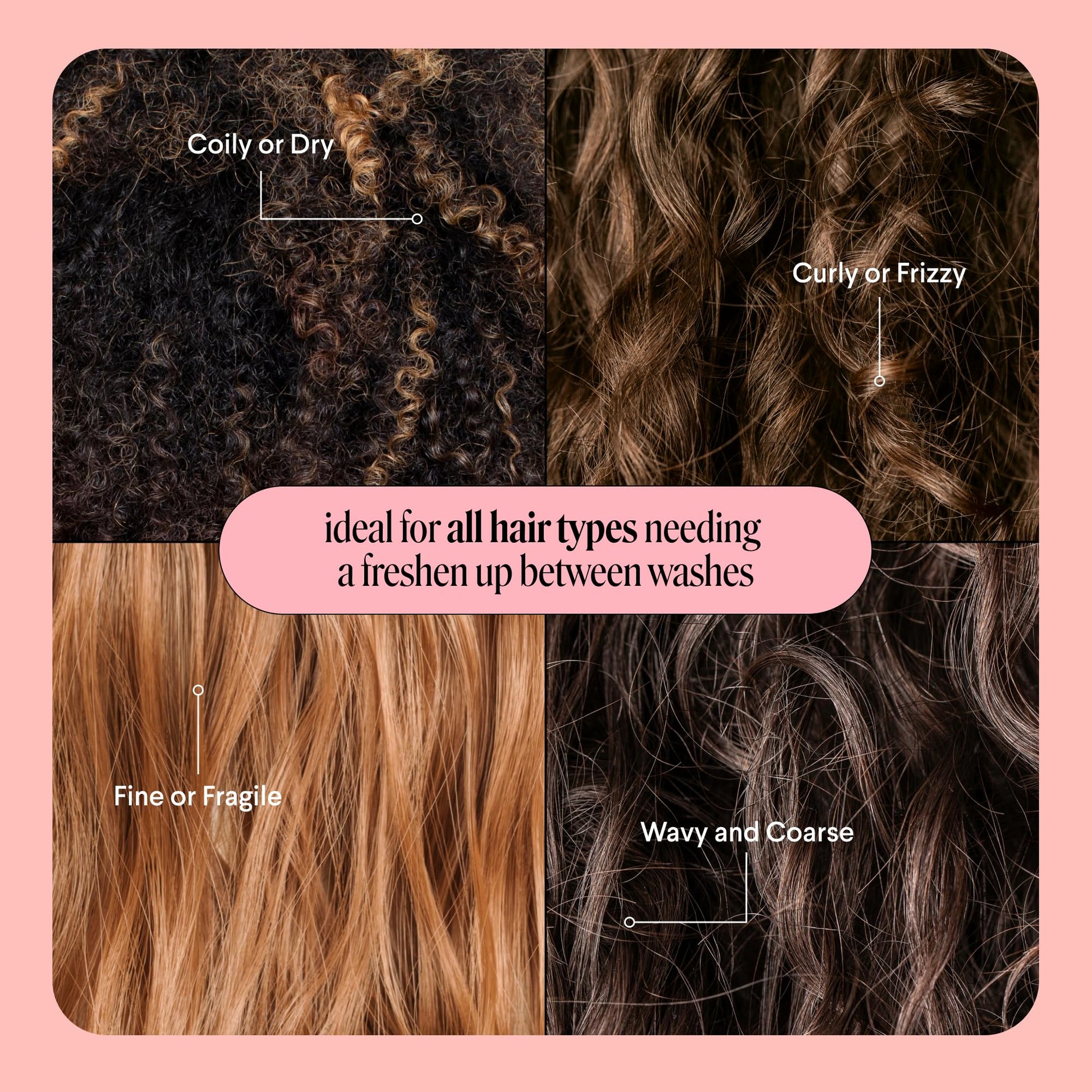 Monday Haircare dry shampoo packaging details