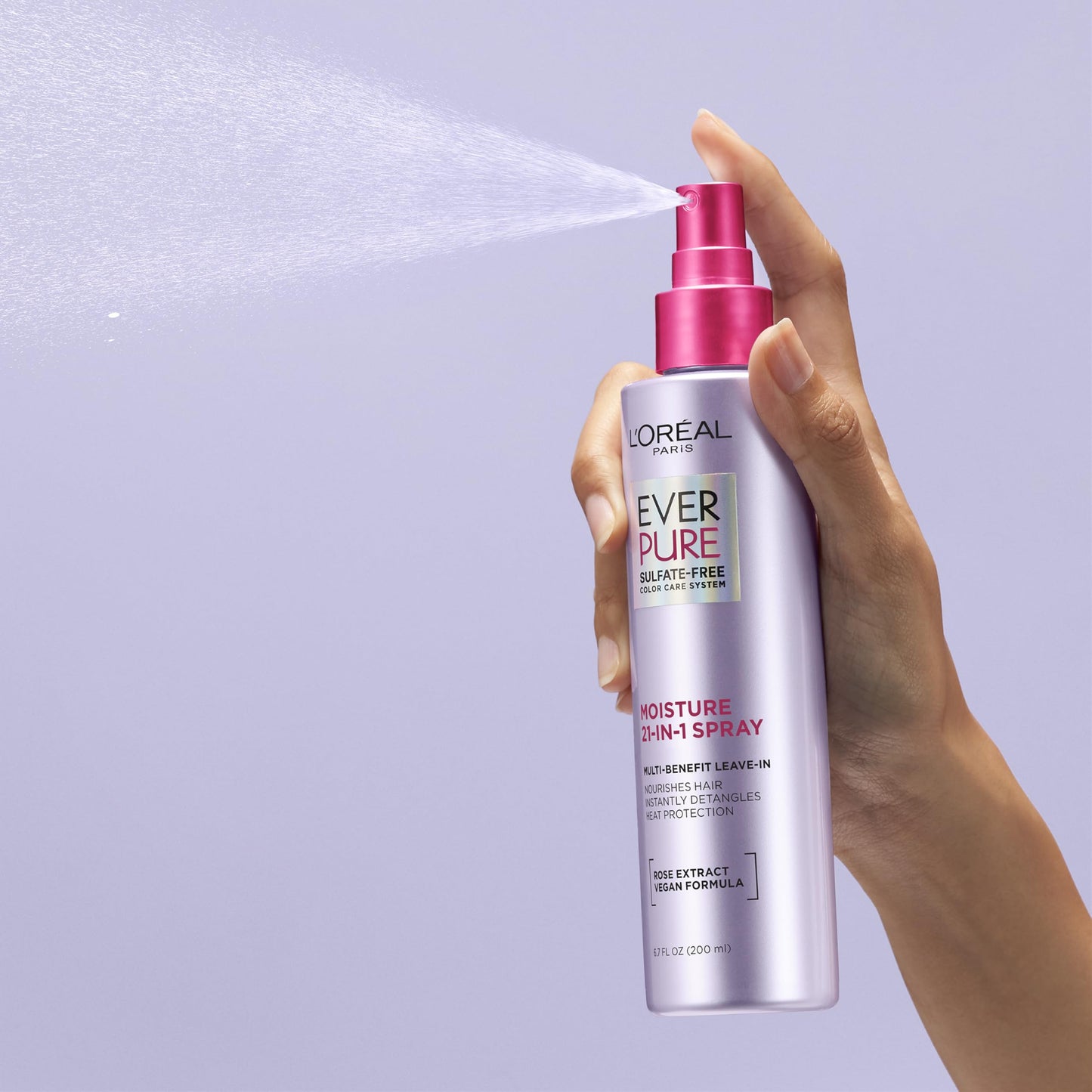 L'Oreal Paris EverPure 21-In-1 product display on vanity