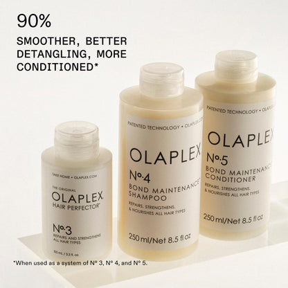 Olaplex hair strengthening conditioner bottle side profile