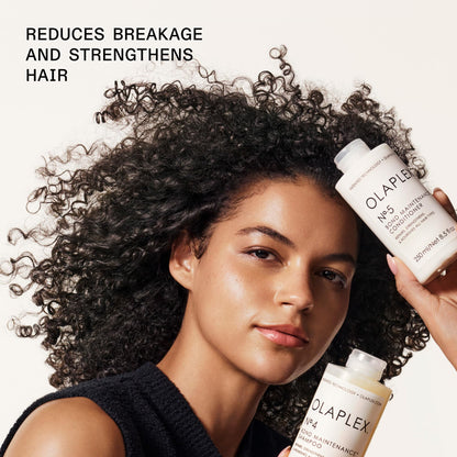 Back of Olaplex Number 5 bottle showing ingredients