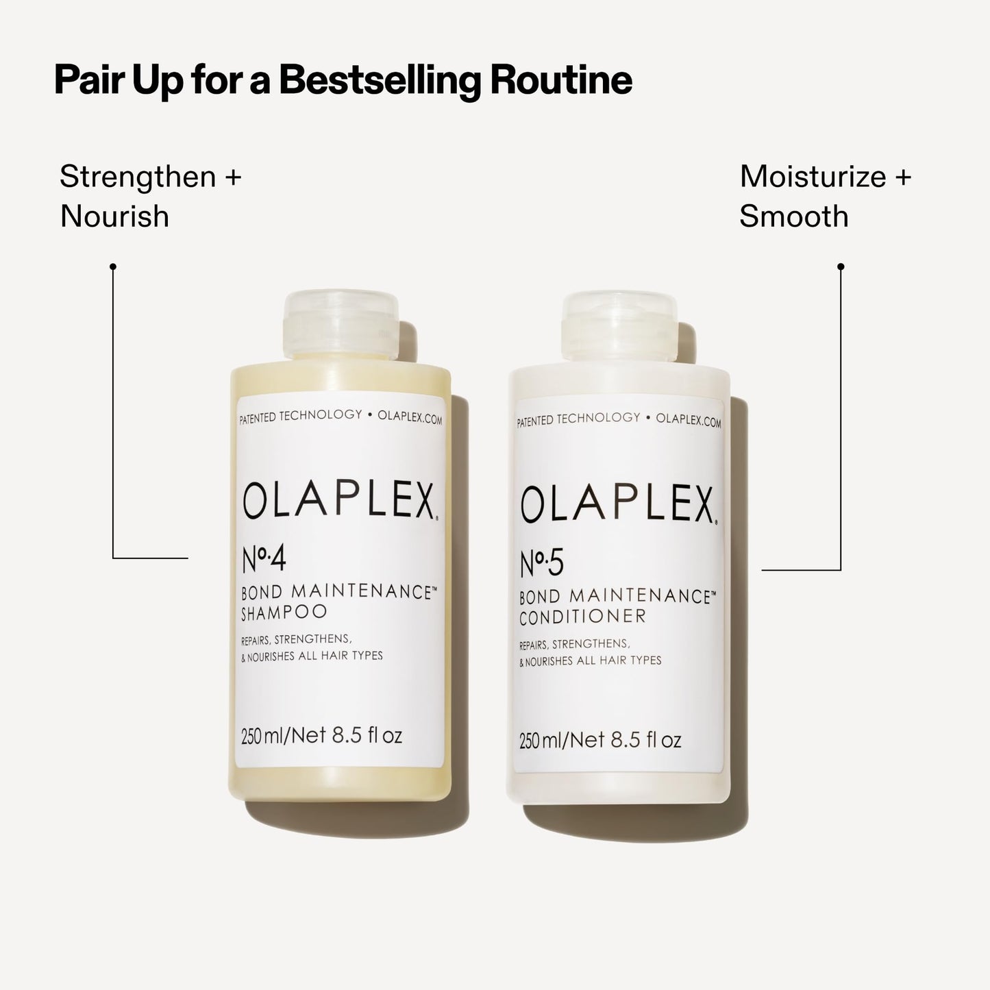 Olaplex Number 5 bottle near water splash for hydration