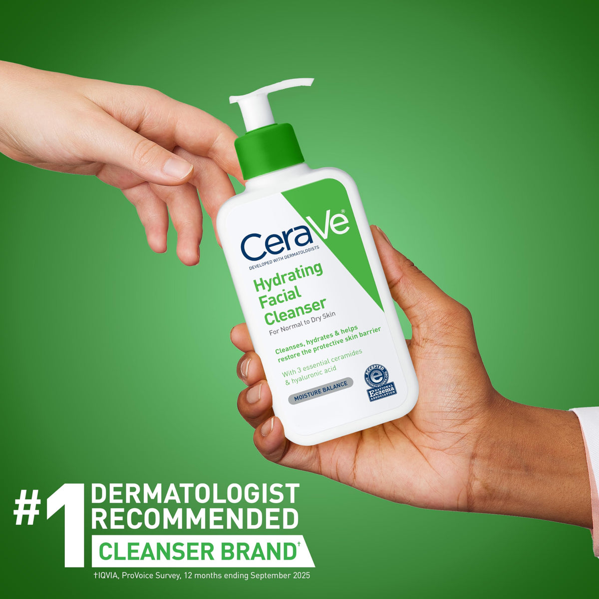 CeraVe Hydrating Facial Cleanser daily face wash lifestyle application