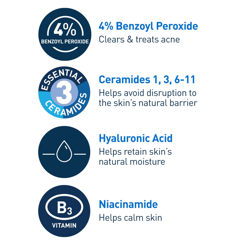CeraVe cream to foam cleanser texture demonstration