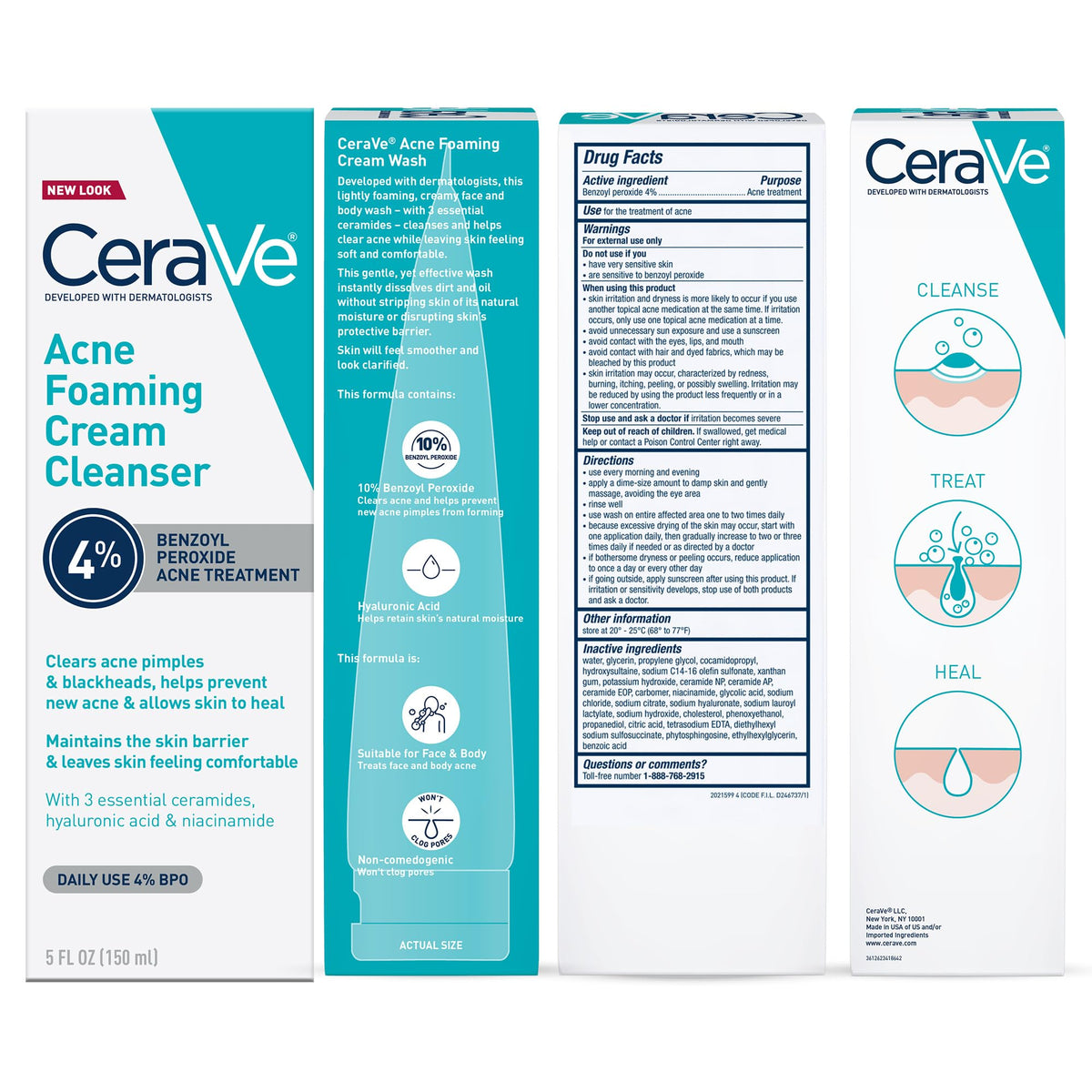 CeraVe authentic USA imported skincare product display