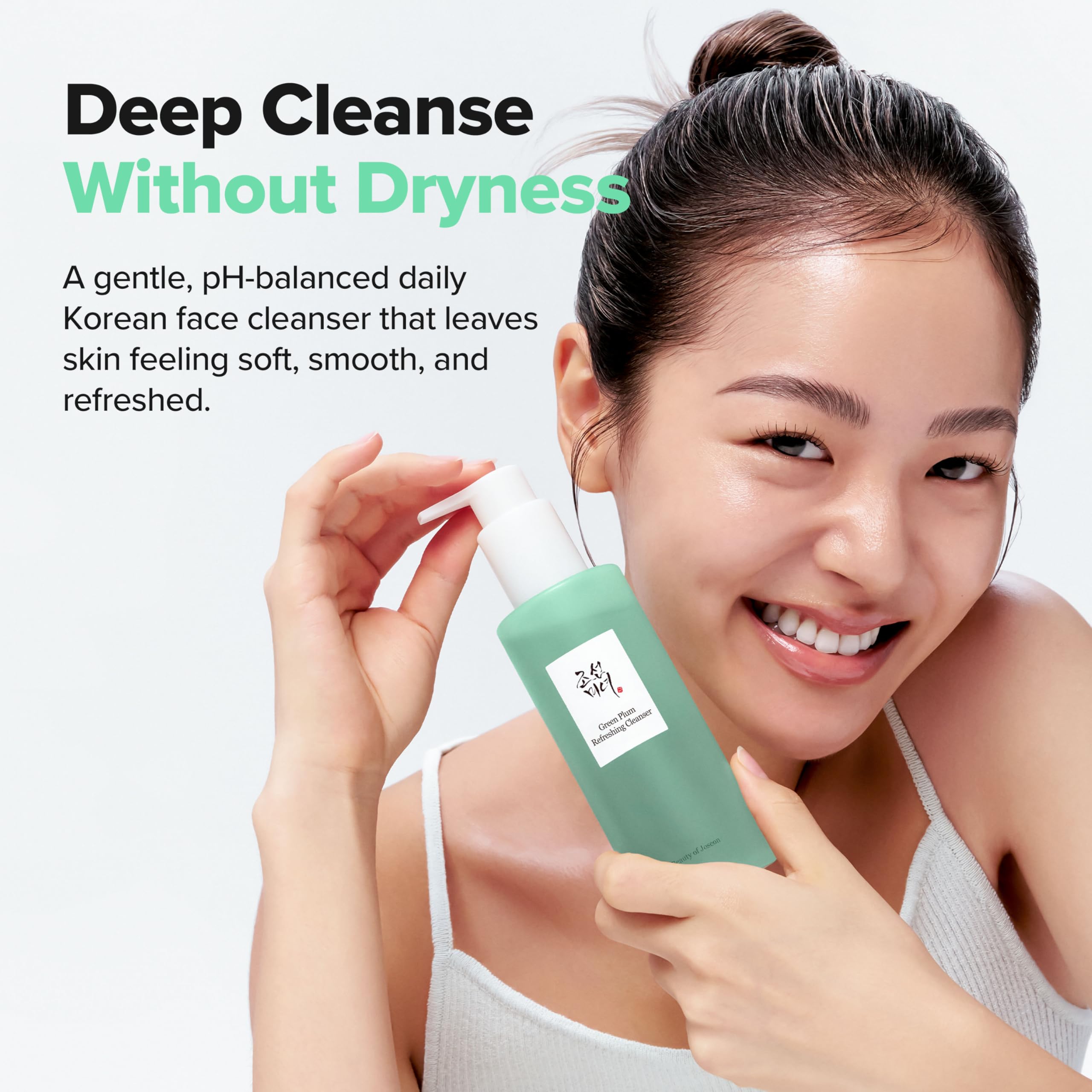 Texture of Beauty of Joseon Green Plum Refreshing Cleanser gel