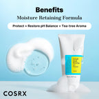 Cosrx Low pH Good Morning Gel Cleanser ingredient list close up
