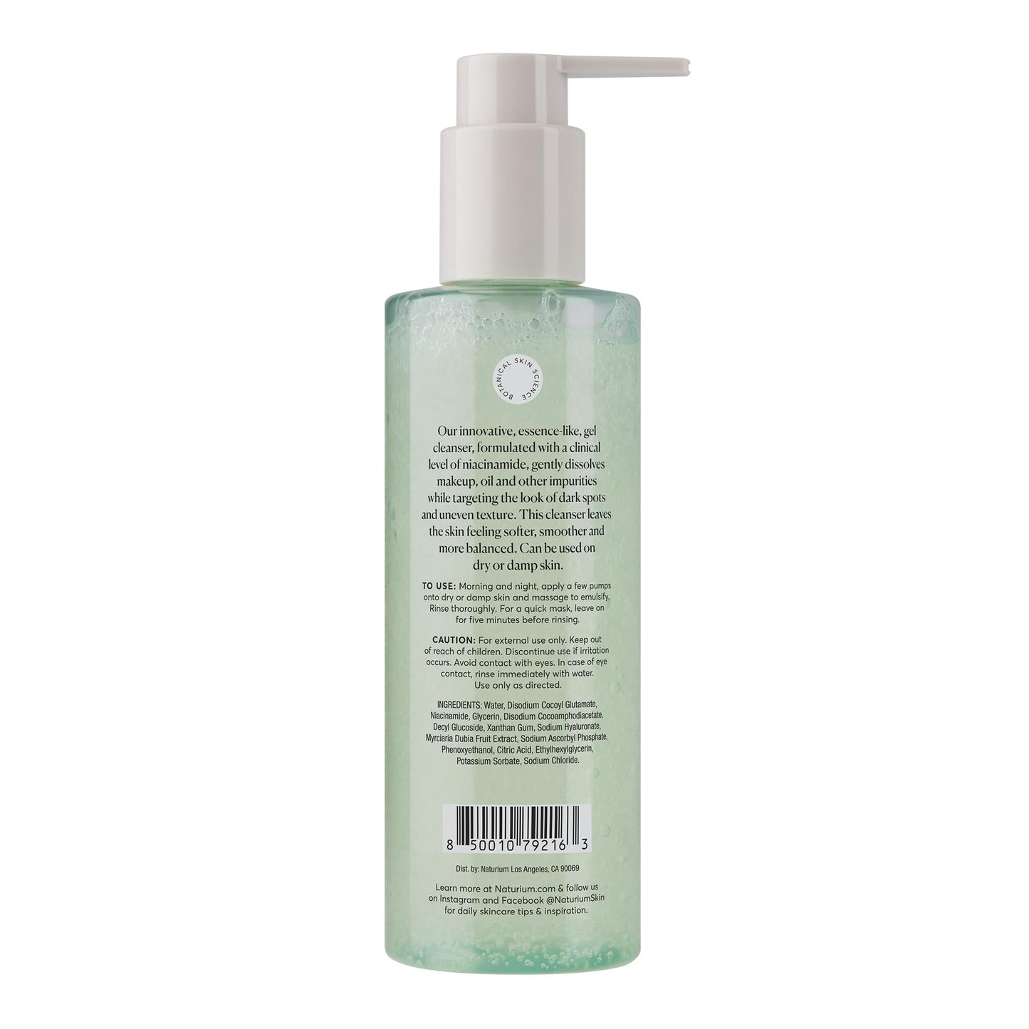 Naturium Niacinamide Cleansing Gelee showing essence-like texture