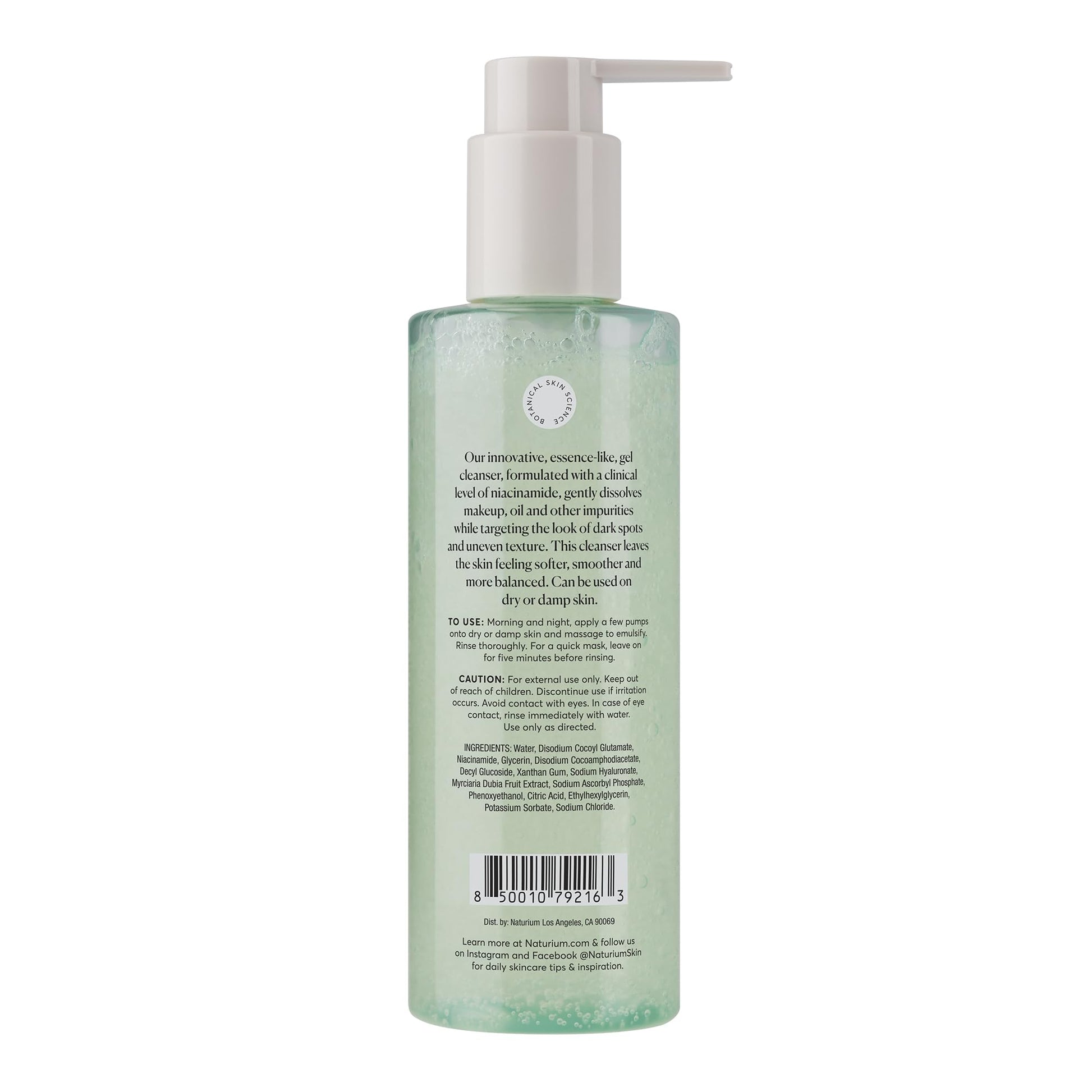Naturium Niacinamide Cleansing Gelee showing essence-like texture