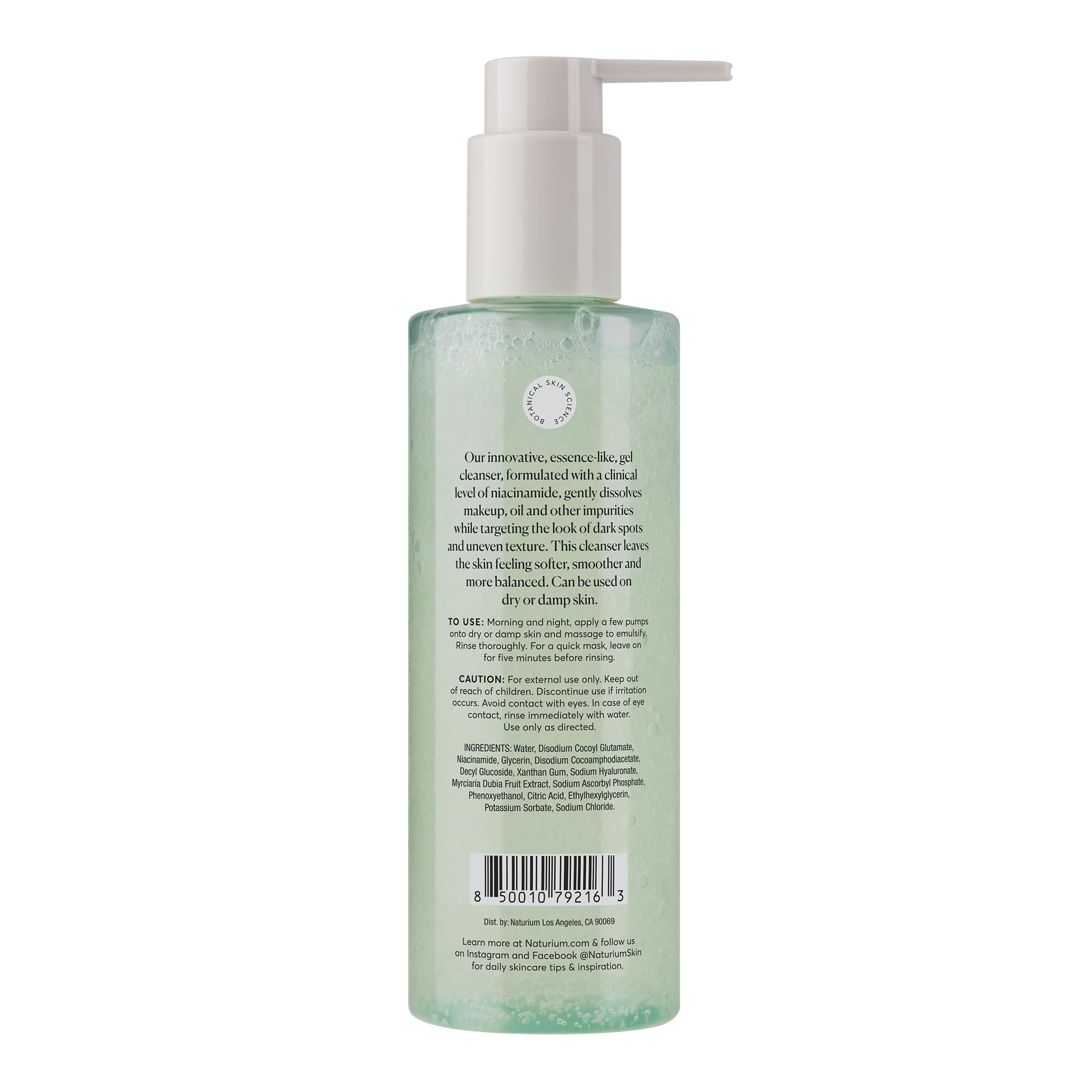 Naturium Niacinamide Cleansing Gelee showing essence-like texture