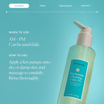Naturium Niacinamide Cleansing Gelee lifestyle product shot